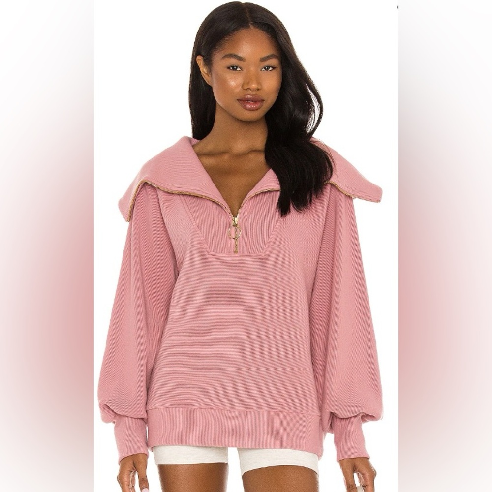 Varley Vine Half Zip Pullover Nostalgia Rose